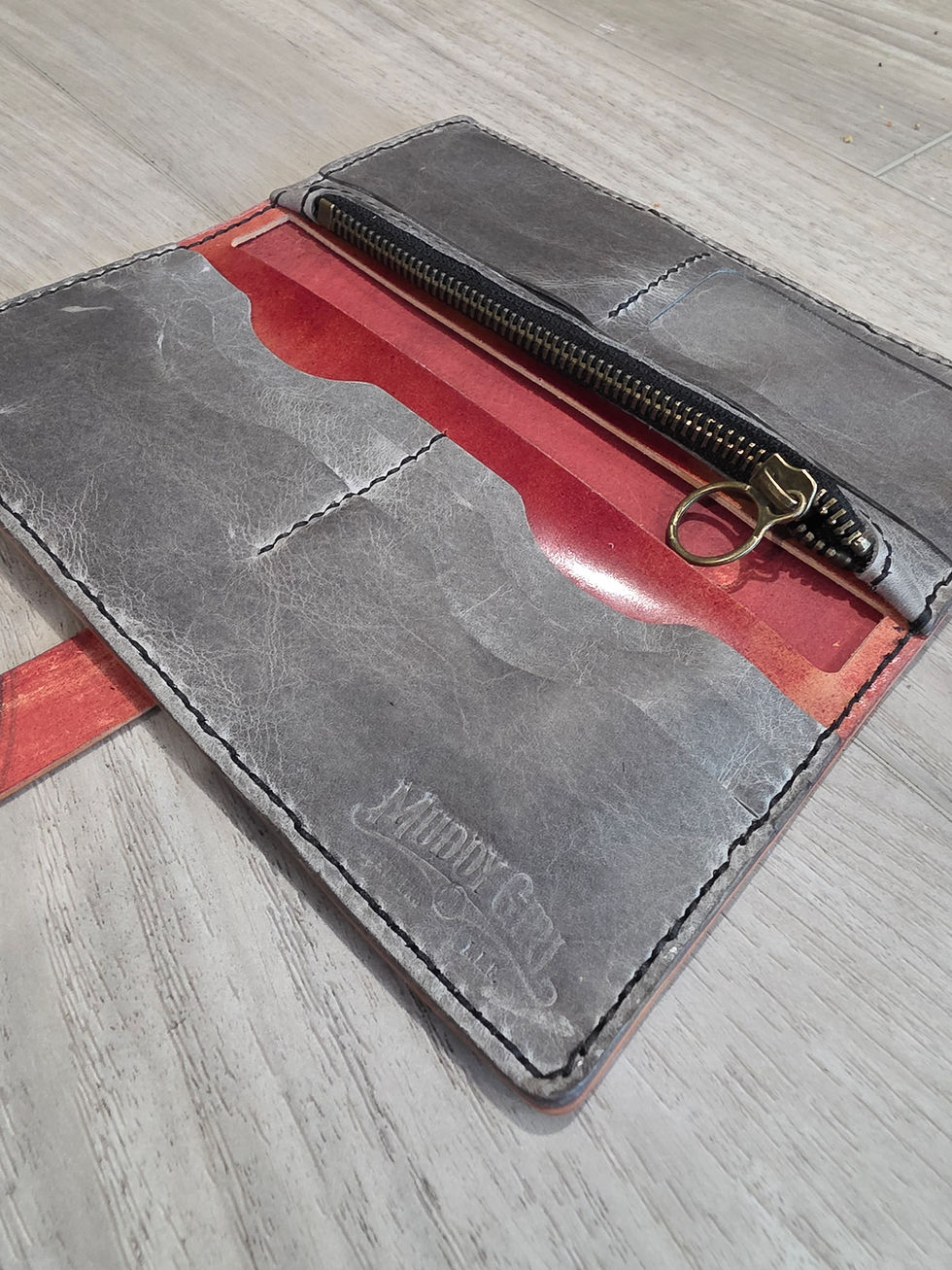Thumbnail: Rocado Shell Cordovan leather long wallet