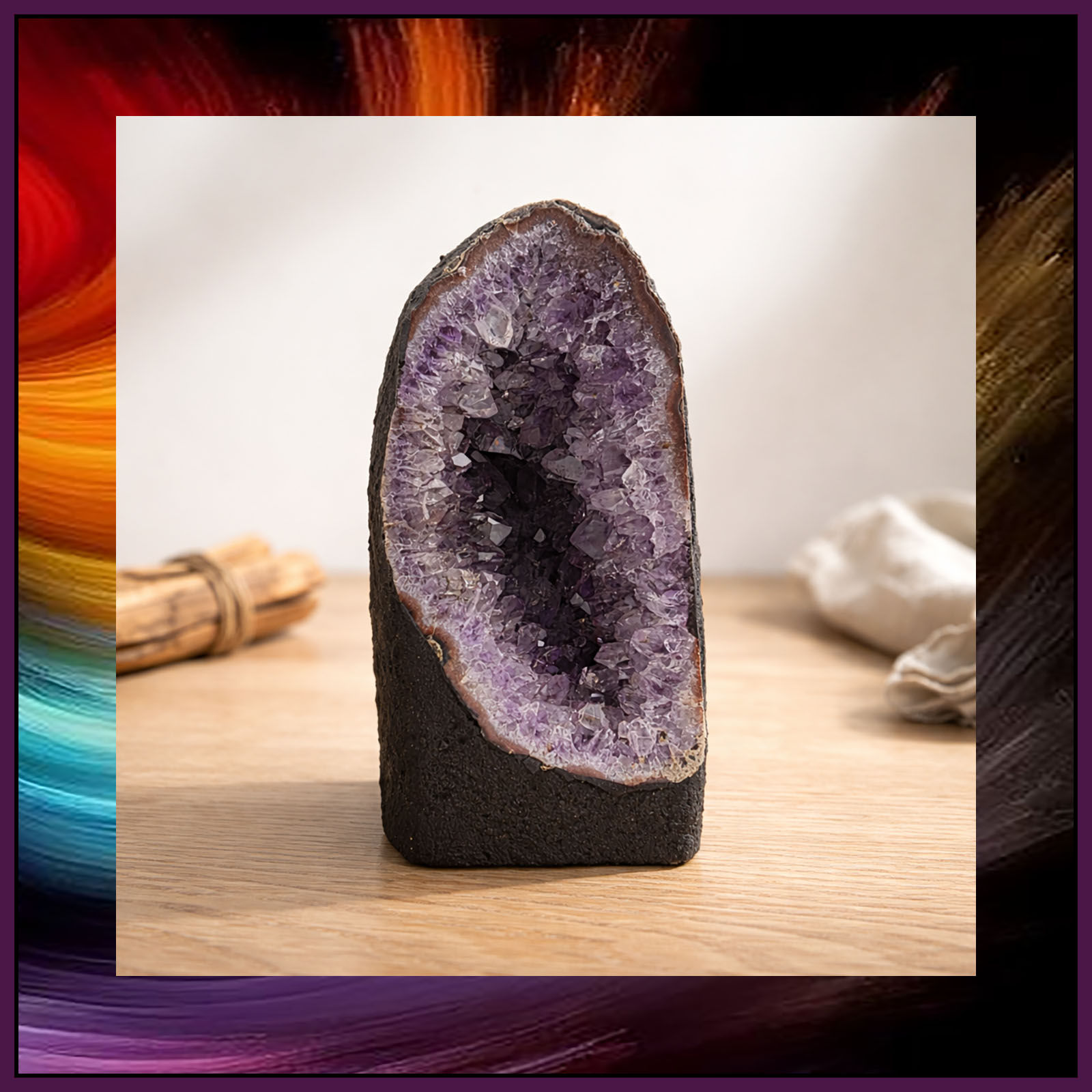 Amethyst Miniature Cathedral 830