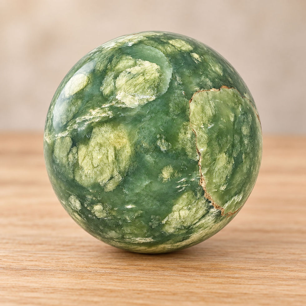 Thumbnail: New Jade (Serpentine) 63mm