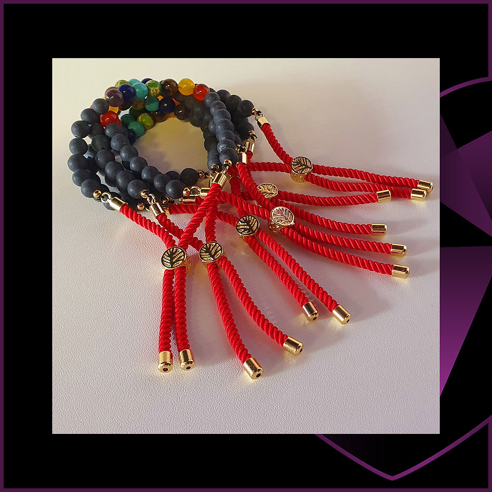 Black Agate Chakra Gold Plated