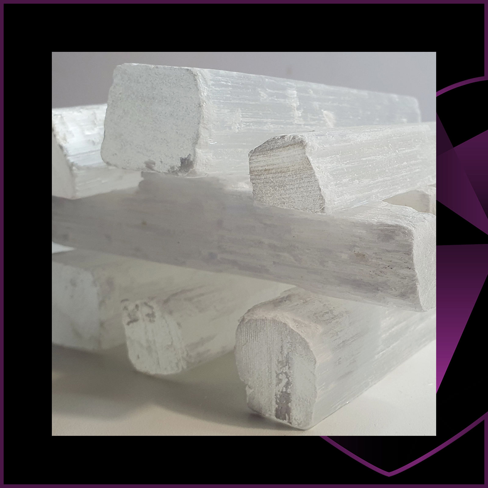 Selenite Log 10cm