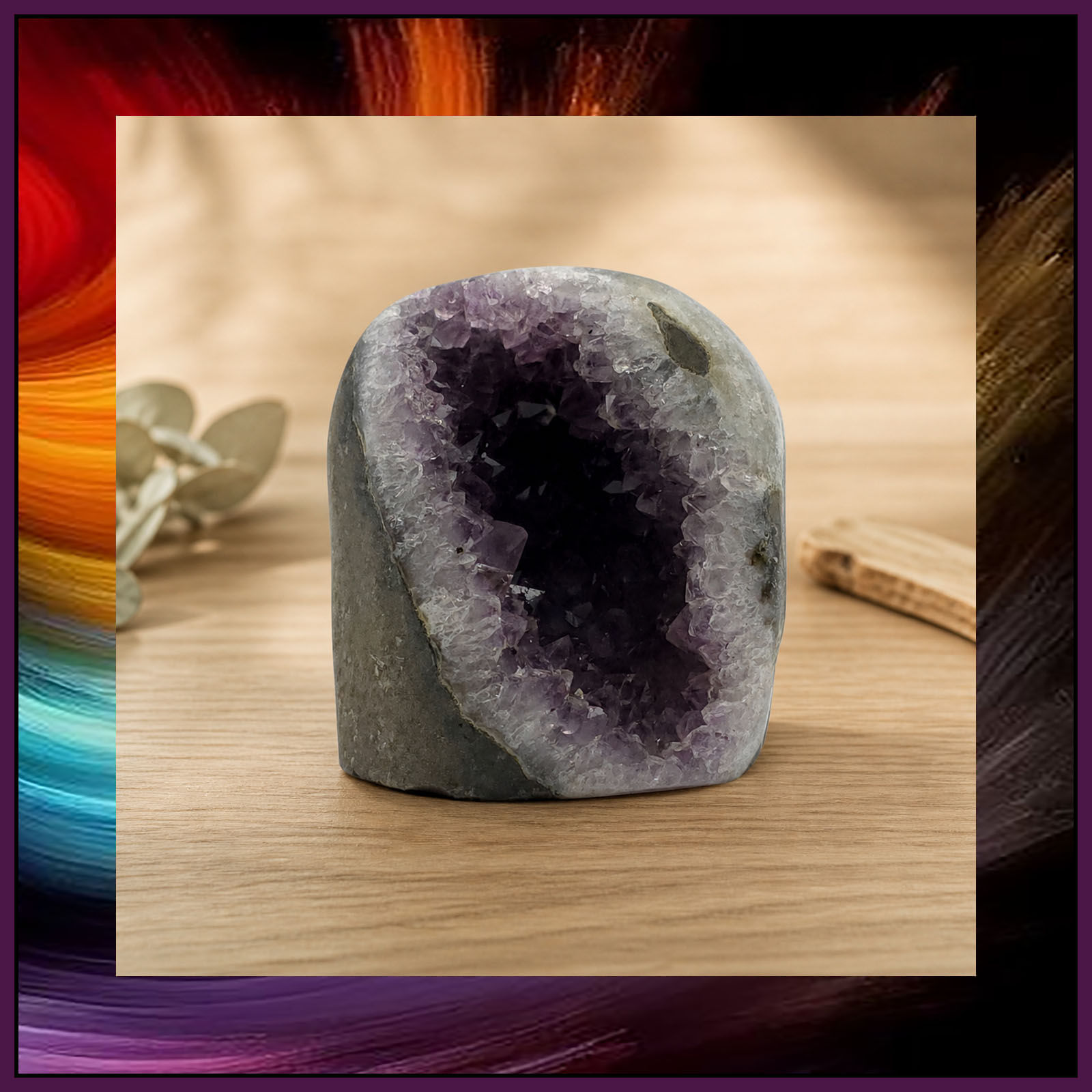 Amethyst Cut Base Cluster 232