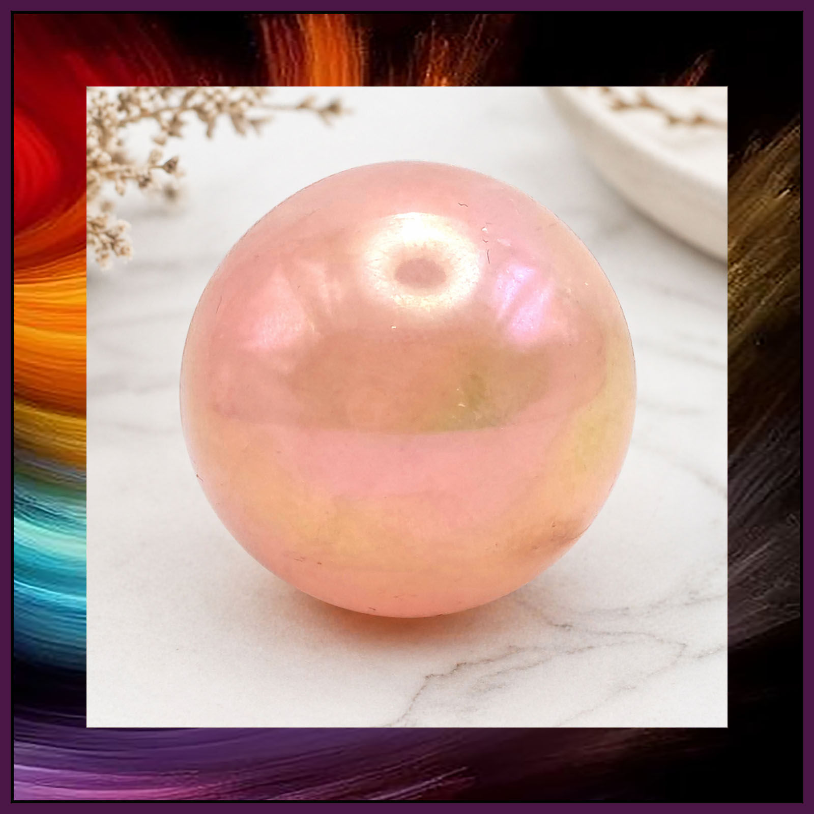 Aura Rose Quartz 36mm