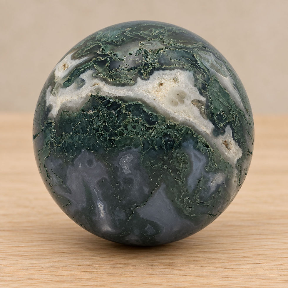 Thumbnail: Moss Agate 57mm