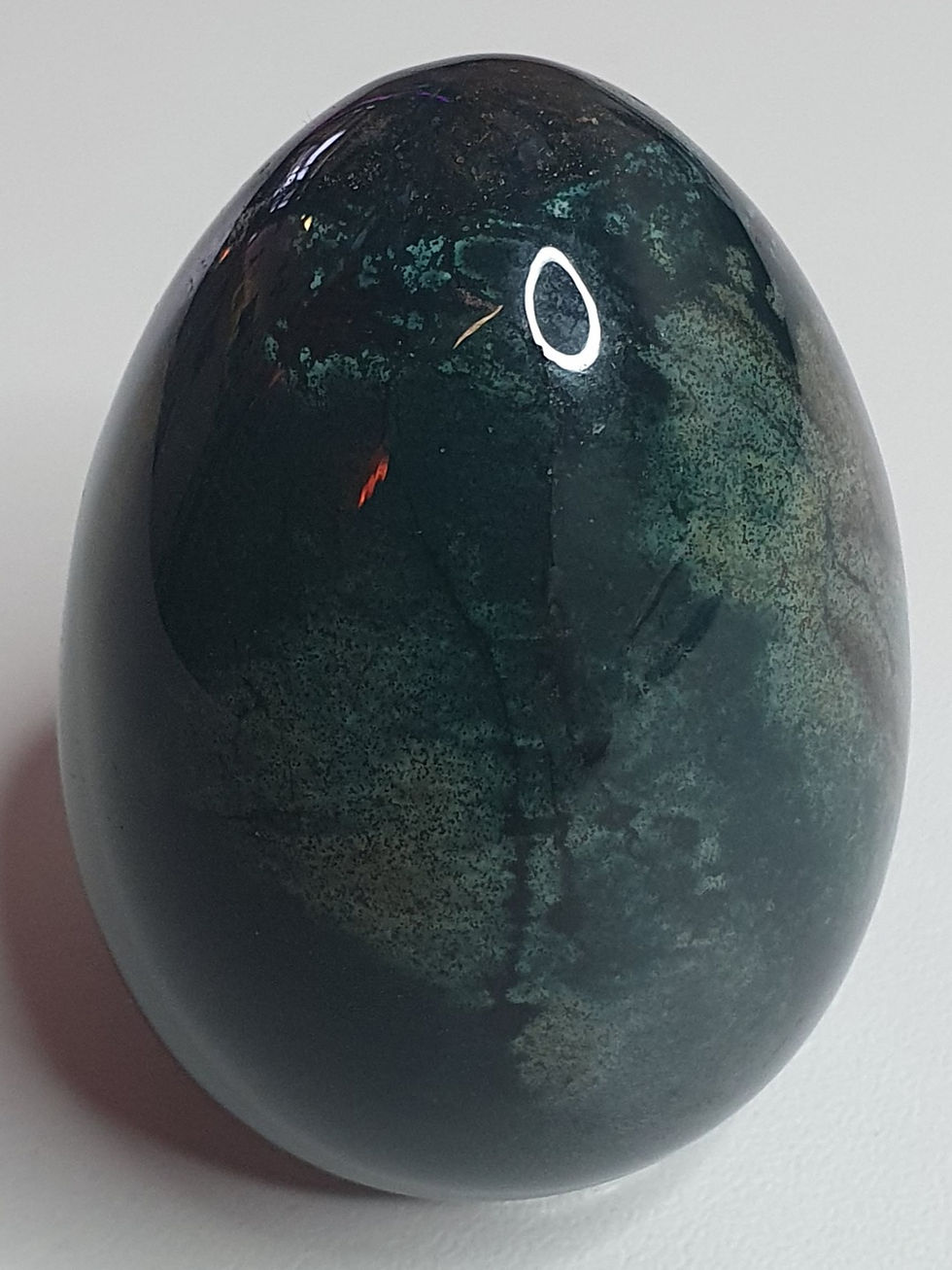 Thumbnail: Moss Agate Egg  48mm