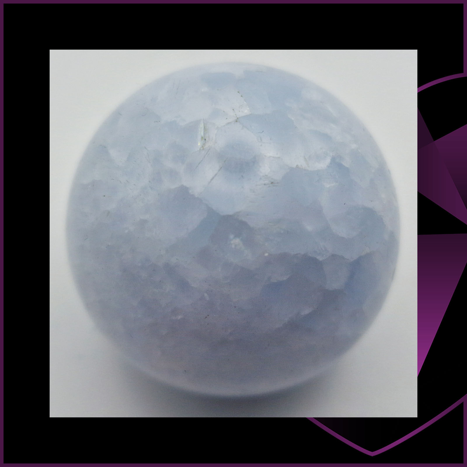 Blue Calcite Sphere 35mm