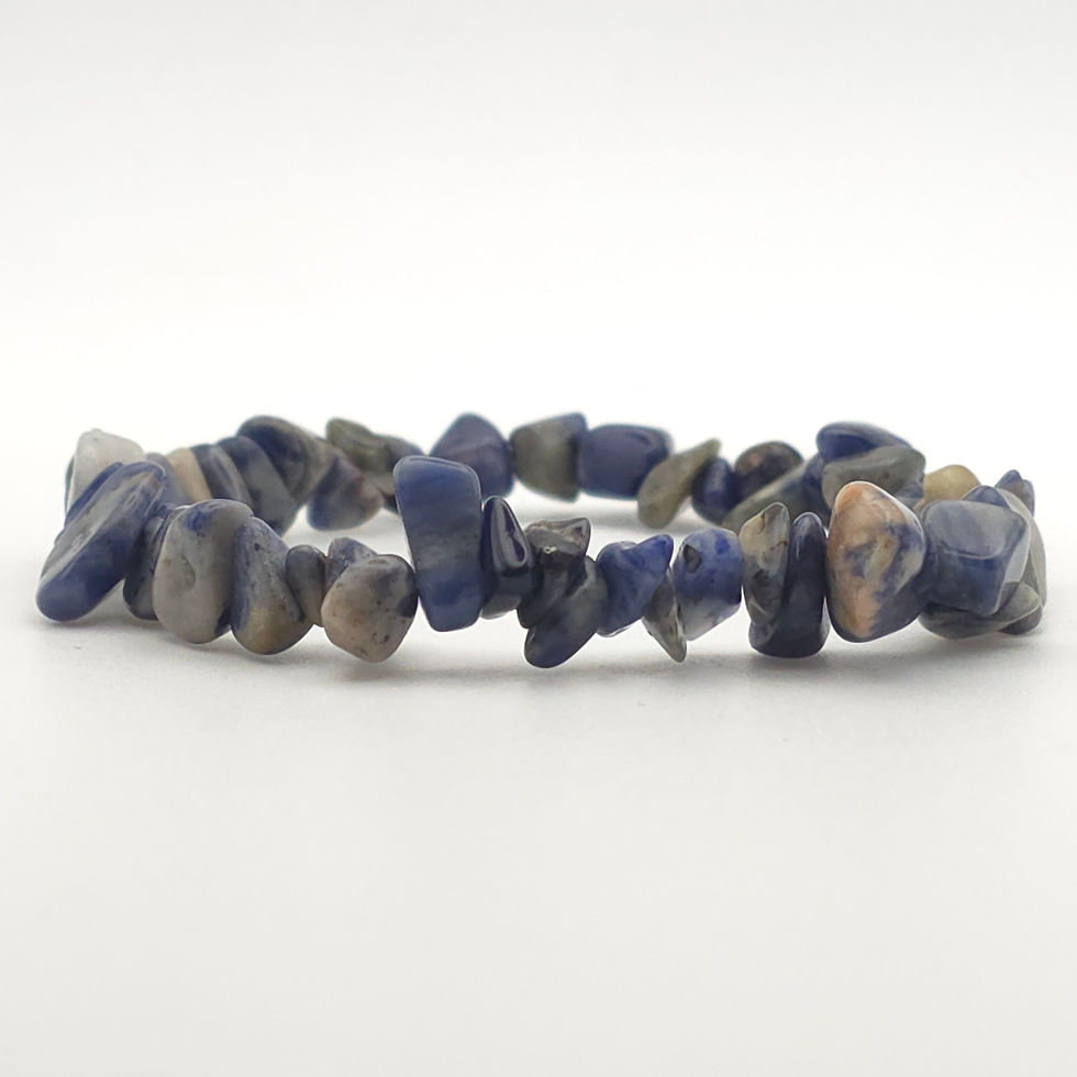 Thumbnail: Sodalite Gemstone Chip Bracelet