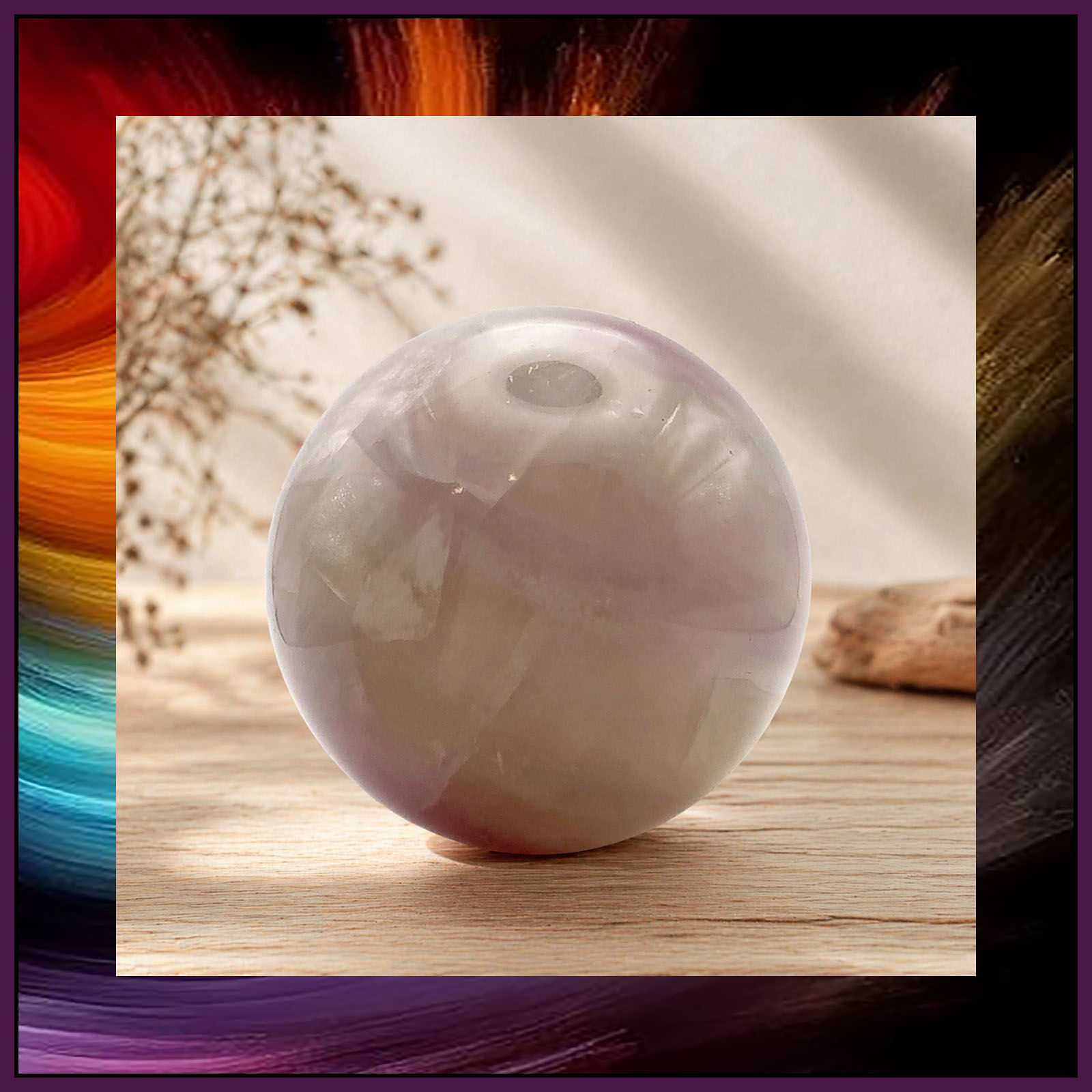 Lavender Fluorite 78mm