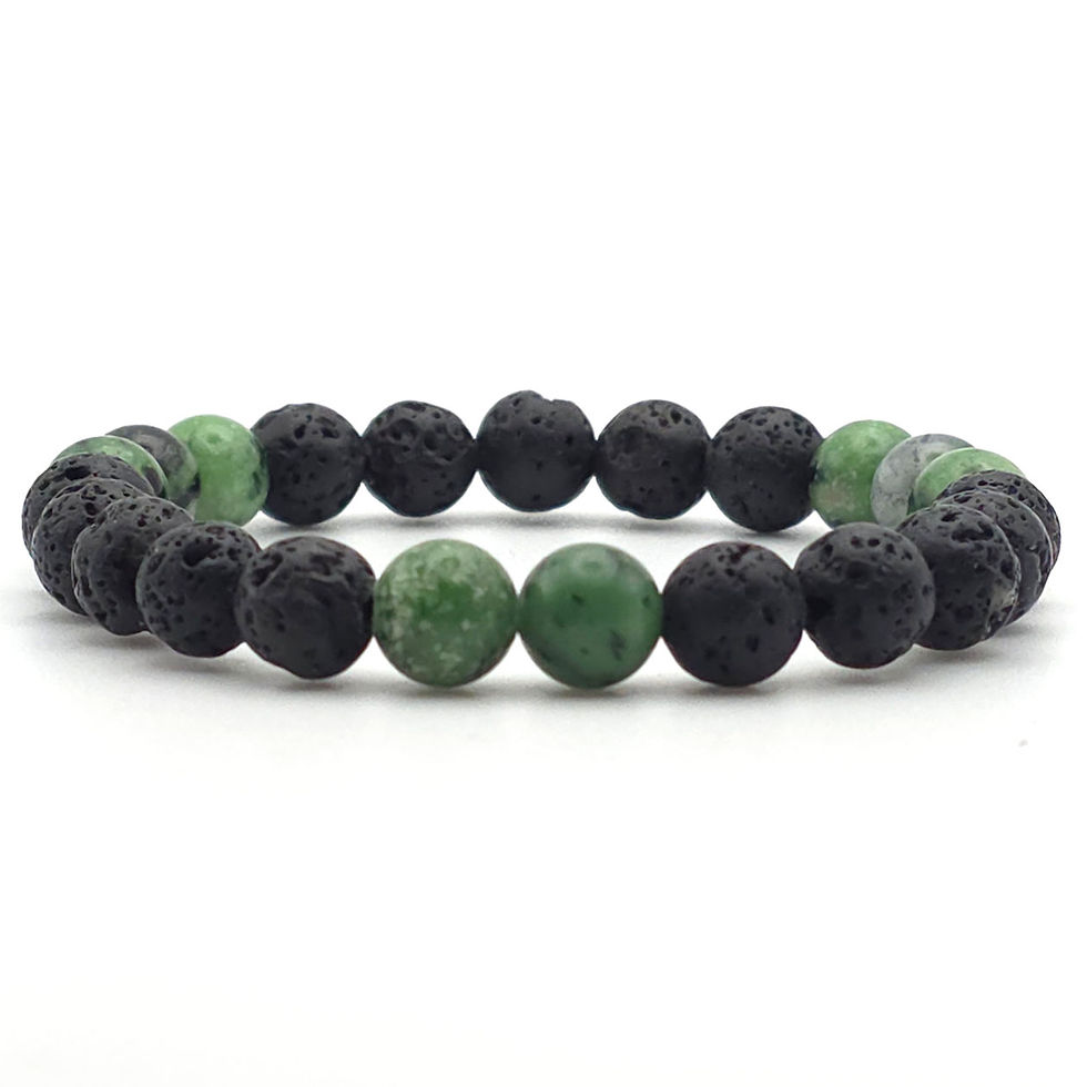 Thumbnail: Ruby In Zoisite Diffuser Bracelet