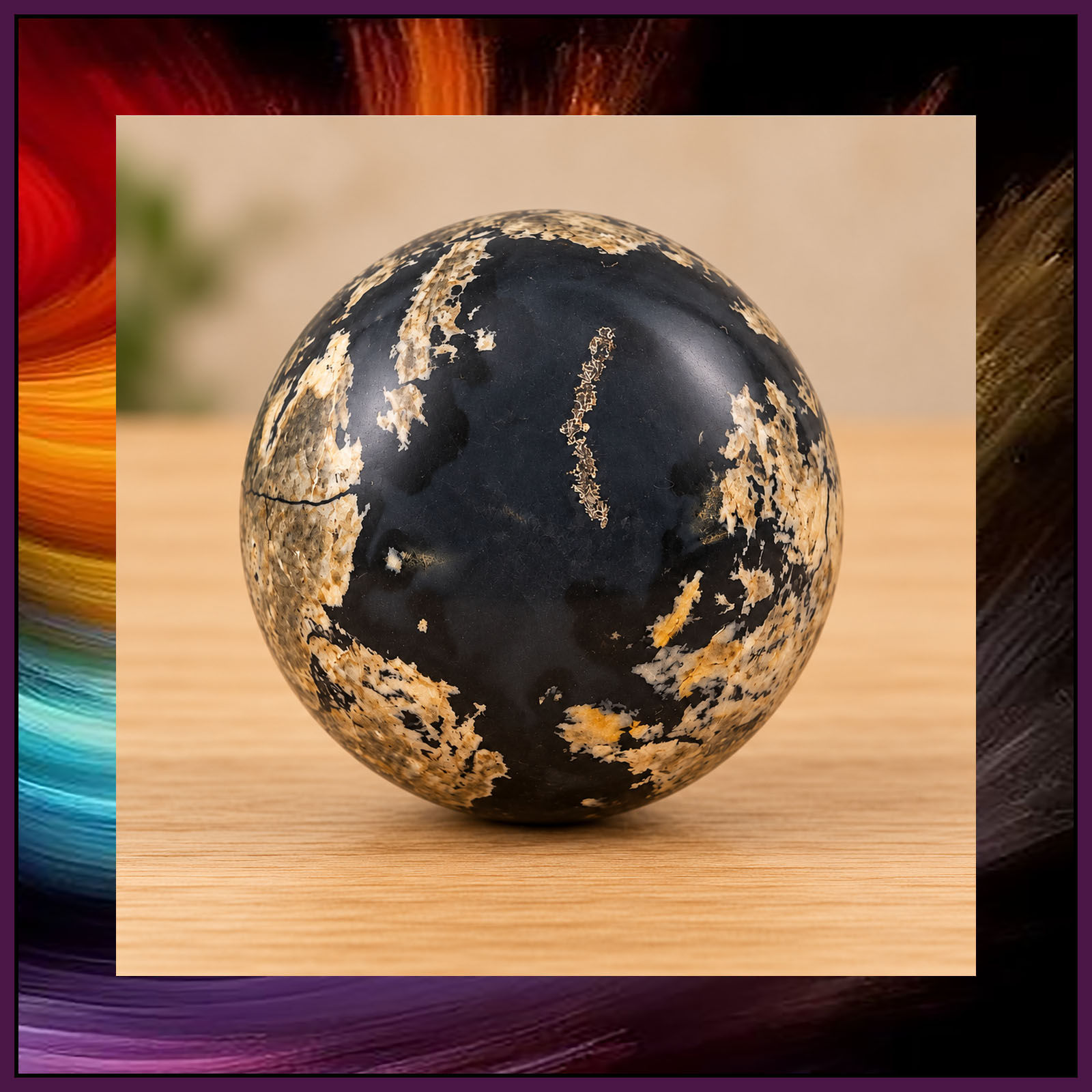 Volcano Agate 57mm