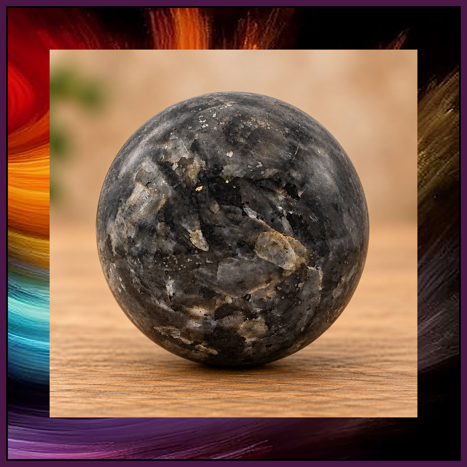 Larvikite 67mm