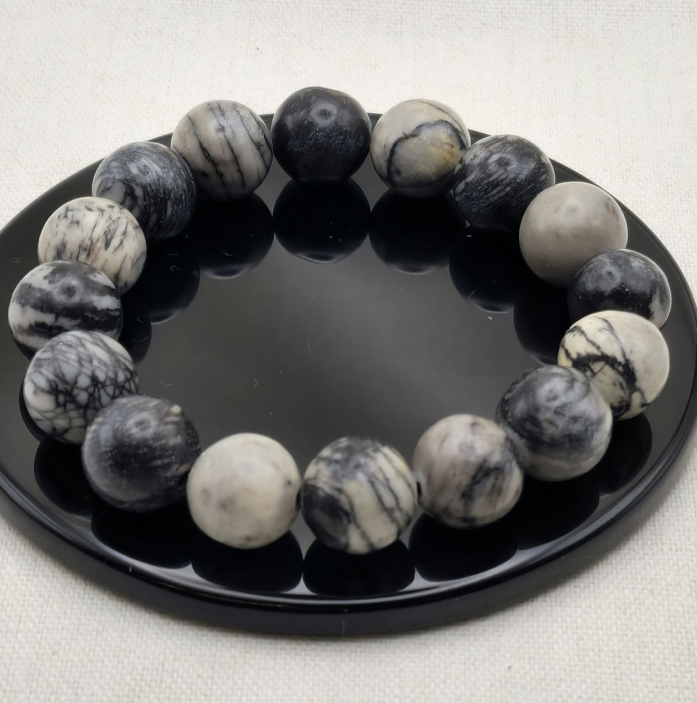 Thumbnail: Picasso Jasper 14mm Bracelet (1)