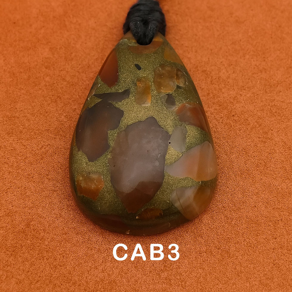 Thumbnail: Copper Carnelian Cabochon Pendant
