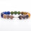 Thumbnail: 7 Crystal Chakra Bracelet 8mm