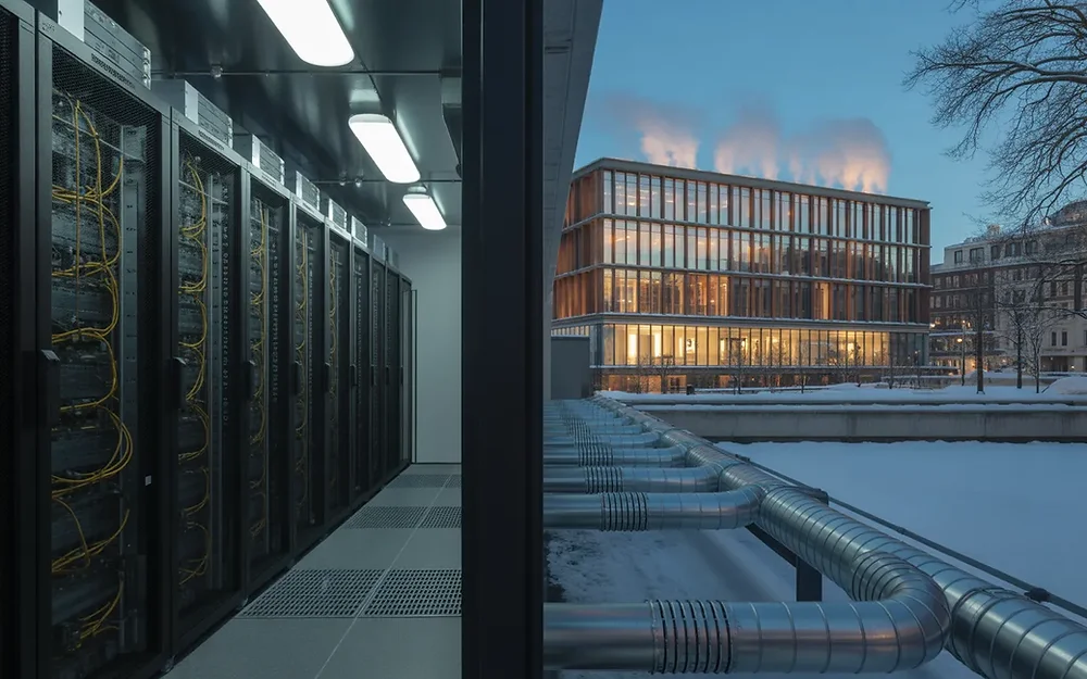 Warm Server How GPU server waste heat can warm buildings in 2025