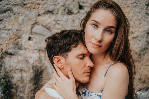 Destination engagement session, Lake Como Italy