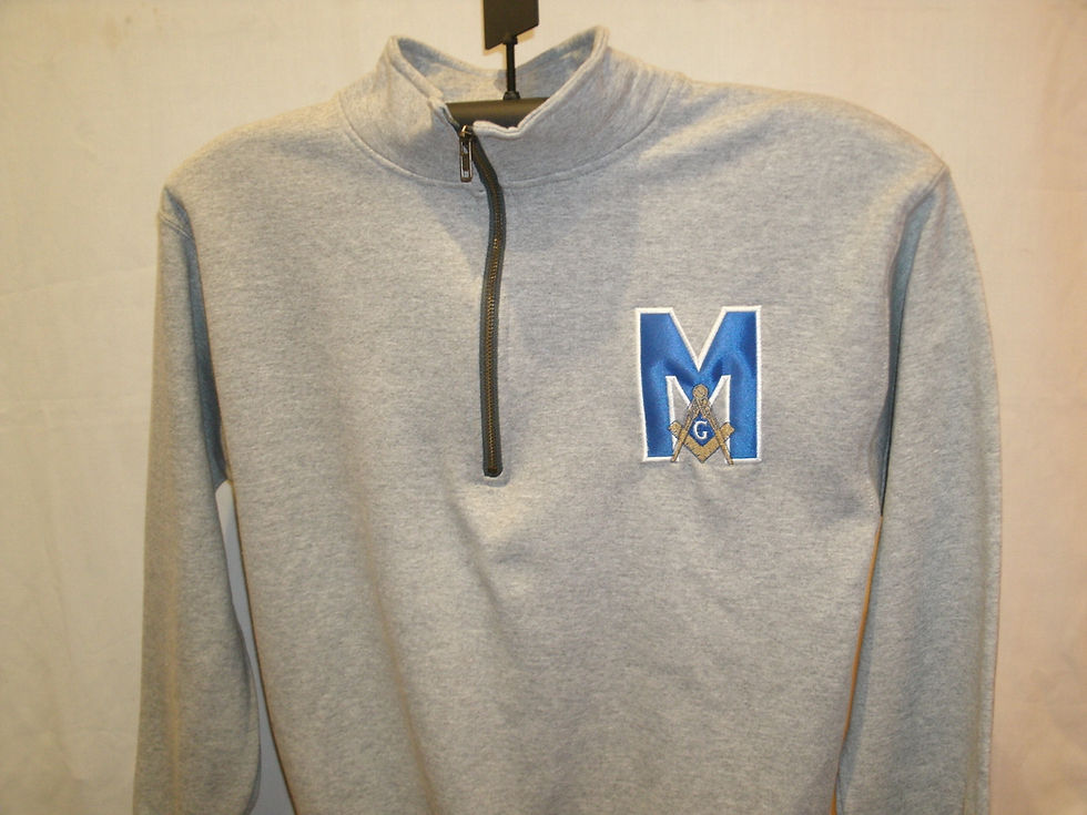 Thumbnail: Quarter Zip Cadet Collar Pullover