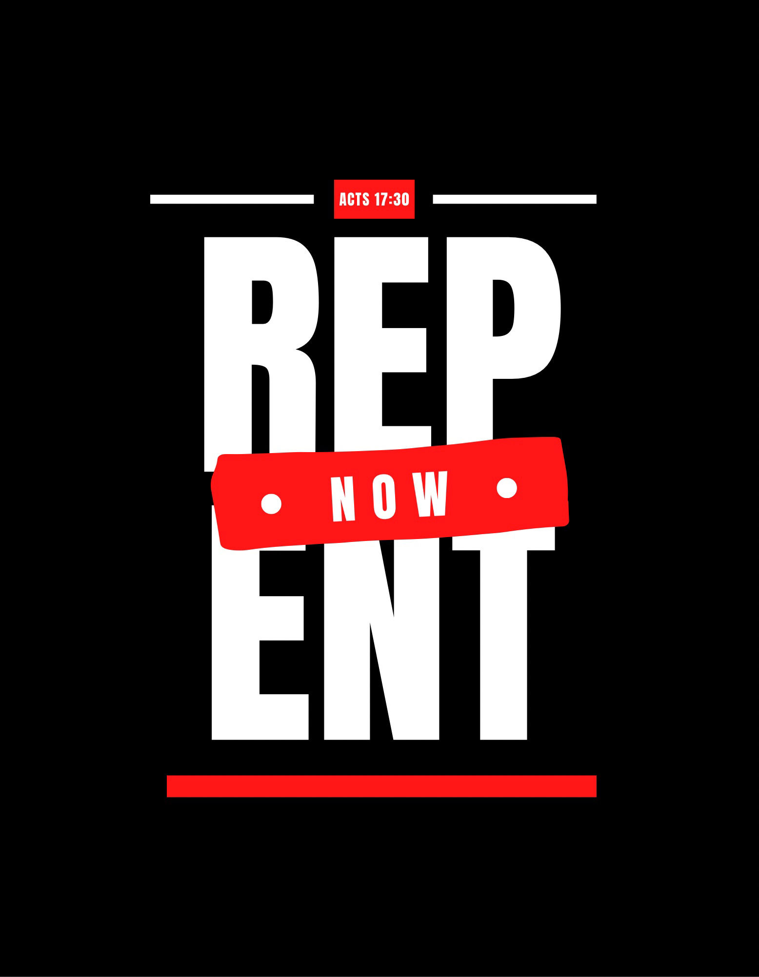 Repent Hoodie-Black