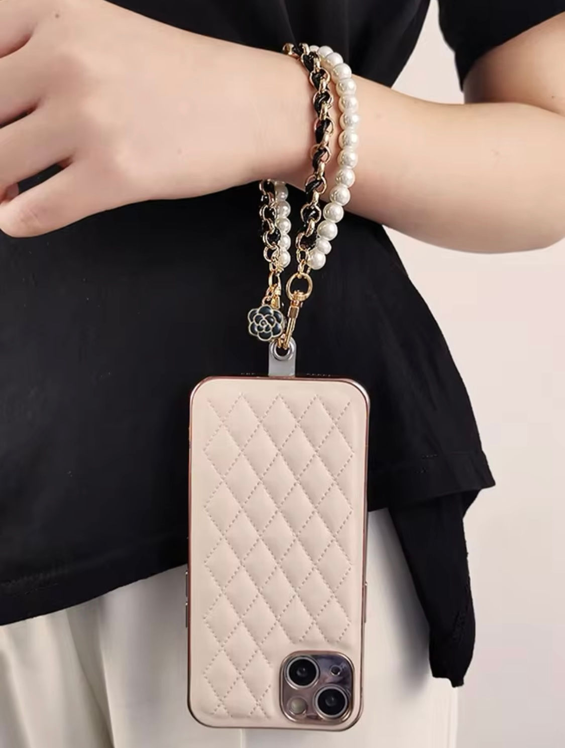  Pearl Charm Keychain