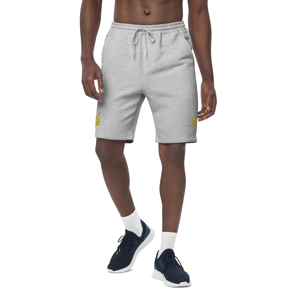 Thumbnail: Men's Rose Gold fleece shorts