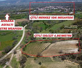 ÇİTLİ MAHALLESİNDE ASVALT YOLA CEBHE SATILIK ŞEFTALİ BAHÇESİ