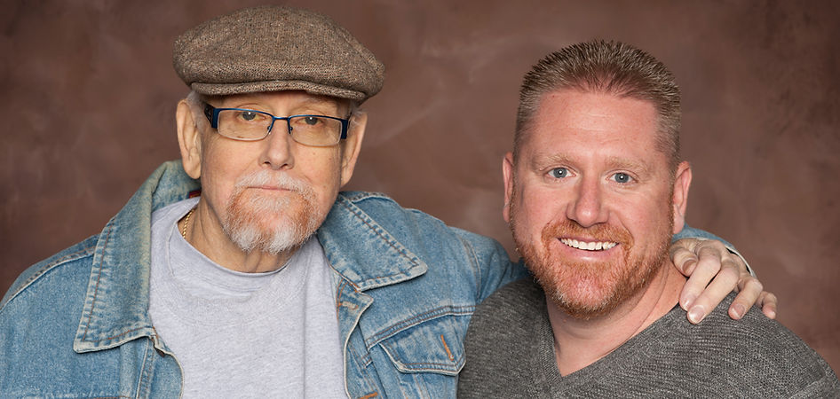 Jeff and his dad and mentor, Mike Crass. November, 2015