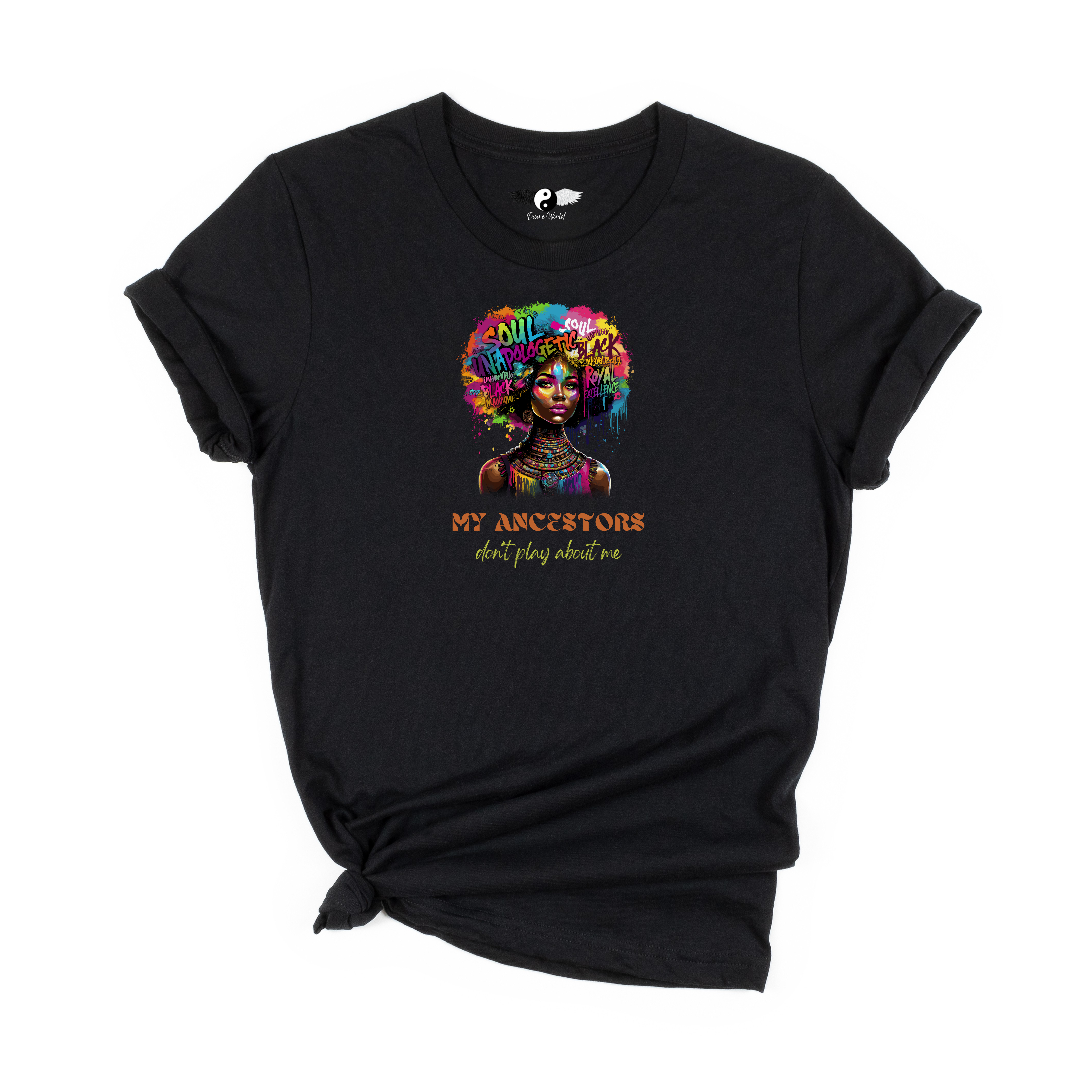 Black Afro Woman Empowerment Tee