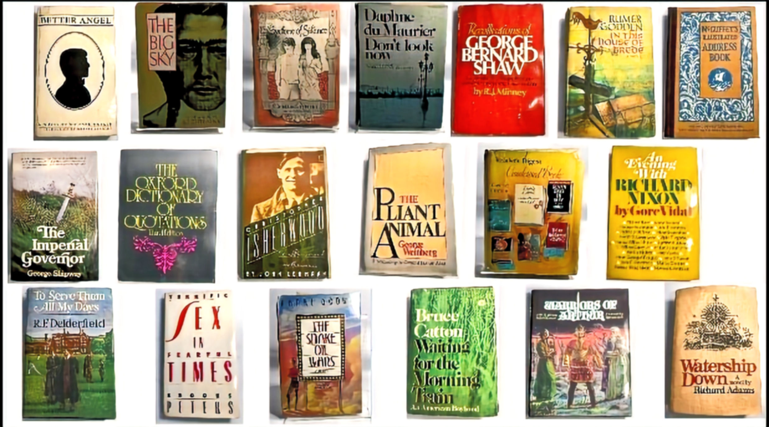 BooksVariety, some water damage.