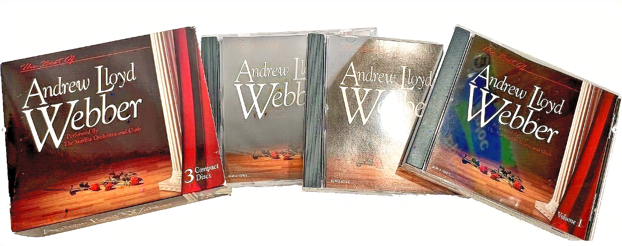 Compact Disc Box Set Andrew Lloyd Webber 3 Discs Madacy Records Lot # 107