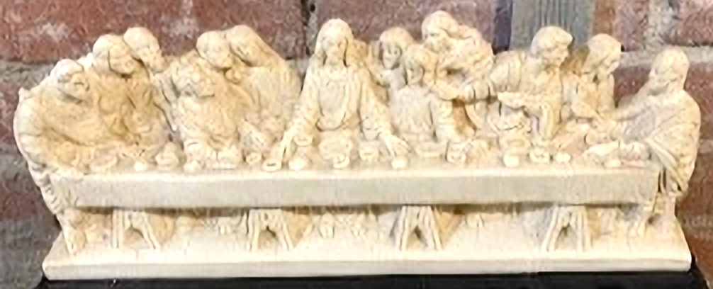 The Last Supper Resin Sculpture from Italy