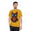 Thumbnail: Model wearing Bobo Bear 'Mango' T-shirt with a cozy feel and bold color to stand out.