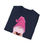 Thumbnail: Folded “Navy” Gnome-entine T-shirt showcasing vibrant colors and detailed design.