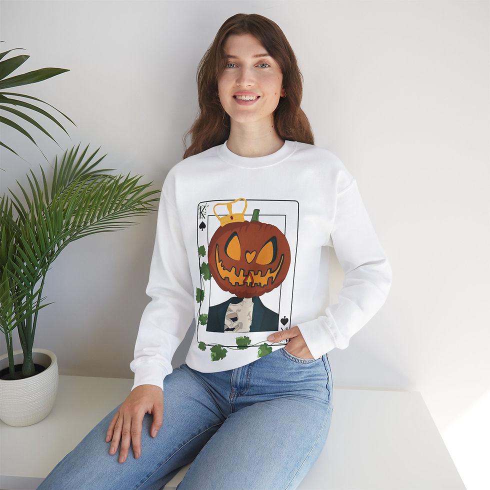 “White” sweatshirt front view with a clean, bright vibe, perfect for a laid-back look.