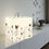 Thumbnail: The “11.5inch” “Cube Lamp” on white furniture, casting a relaxing ambiance with its soft light and floral pattern.