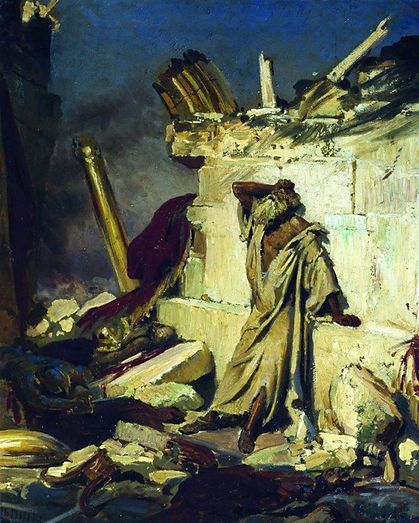 Plach-proroka-Ieremii-na-razvalinah-Ierusalima.-1870.-Hudozhnik-Ilya-Efimovich-Repin-1844-
