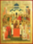 El Triunfo de la Ortodoxia, es decir, la restauración definitiva de la veneración de los santos iconos en Constantinopla en el año 843, acontecimiento conmemorado en el Domingo de la Ortodoxia.
