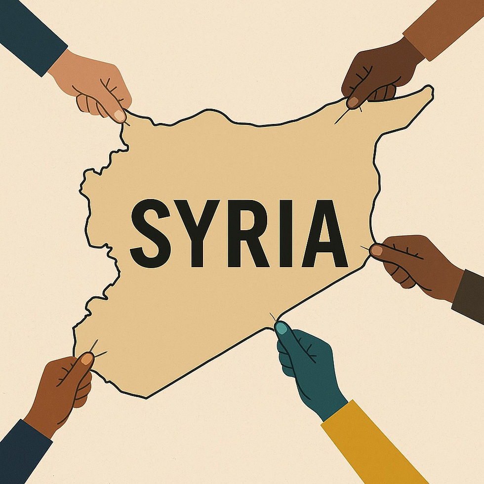 the fledgling state of Syria is being pulled in many directions