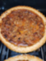 Caramel pecan sweet potato pie