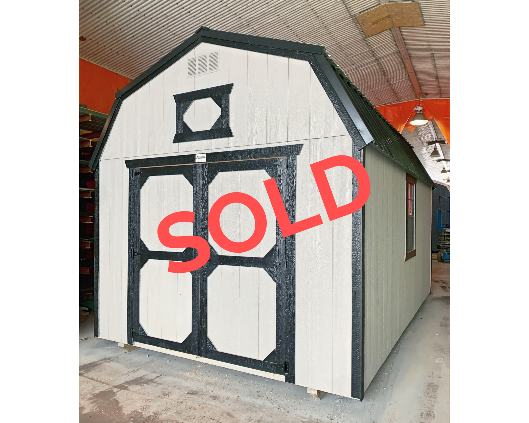 Prebuilt Lofted Garden Shed 10 x 16 $9,085