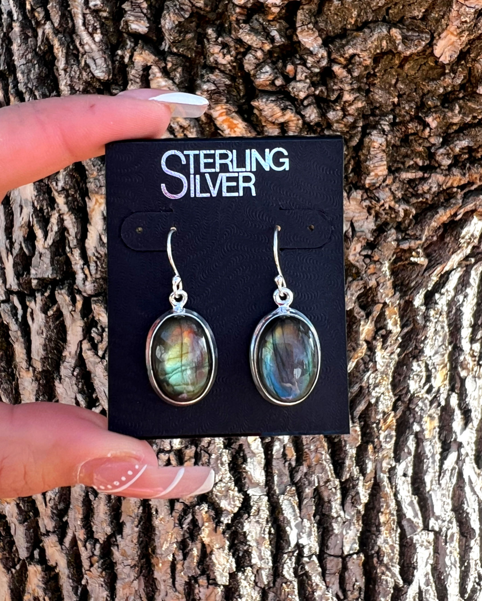 Labradorite Earrings (A)