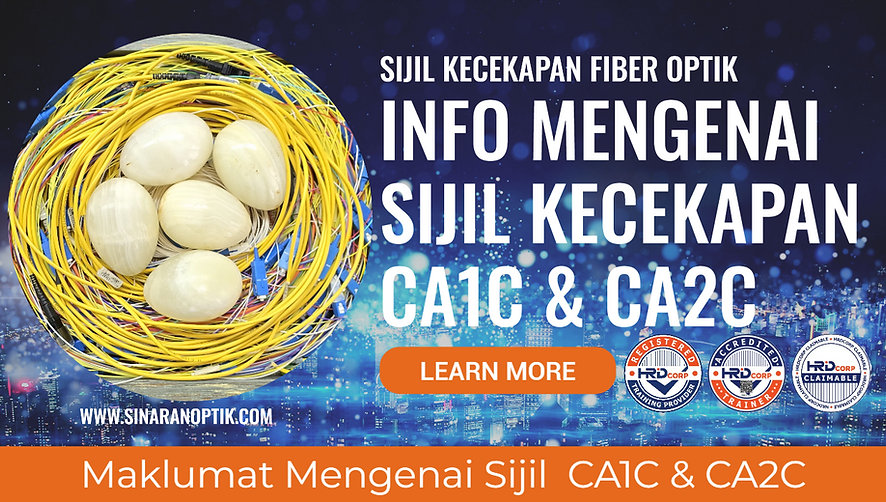 Maklumat Mengenai Sijil Kecekapan Fiber Optik