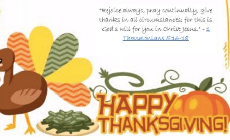Thanksgiving Message from Metropolis President, Stella Piches