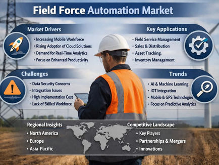 Field Force Automation Market Size, Share & Forecast 2034 | Growth Analysis