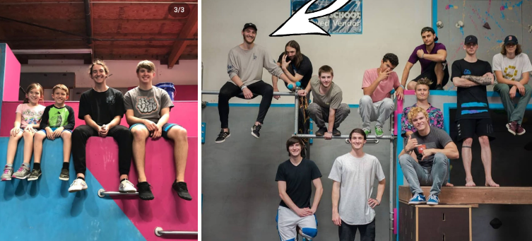Coach Tyler at Freedom in Motion Parkour Gym