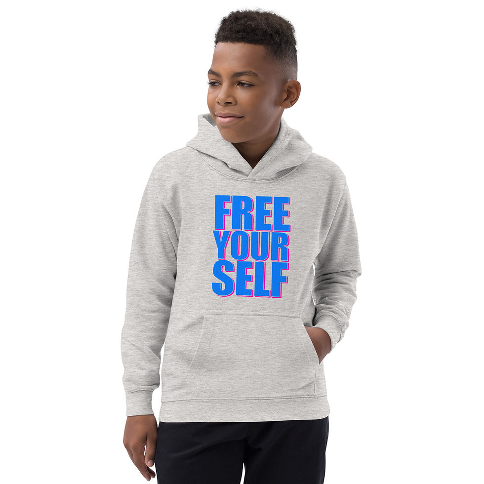 Thumbnail: Kid's Free Yourself Hoodie