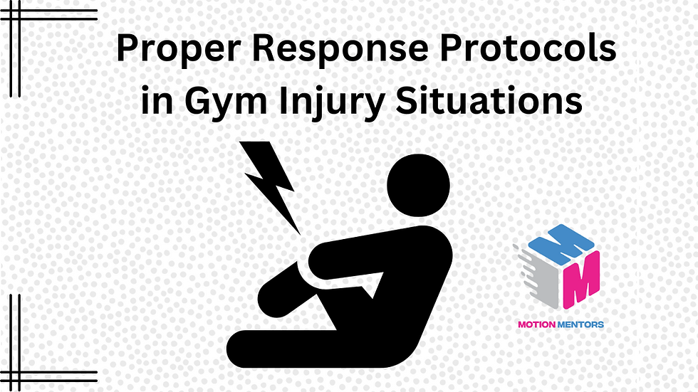 The Importance of Proper Response Protocols in Gym Injury Situations