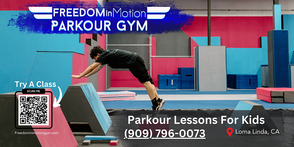 freedom in motion parkour gym donates directly to local schools