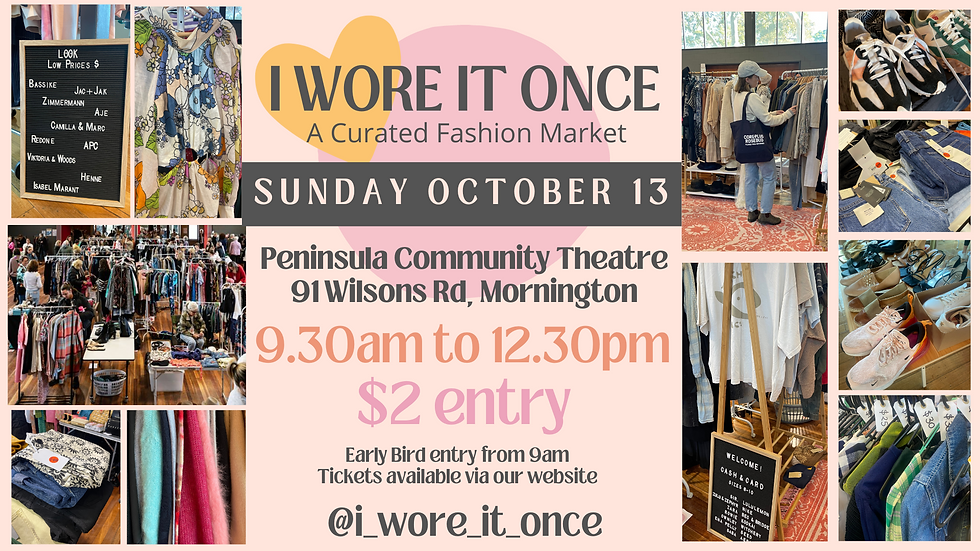 I Wore It Once - October 13, 2024