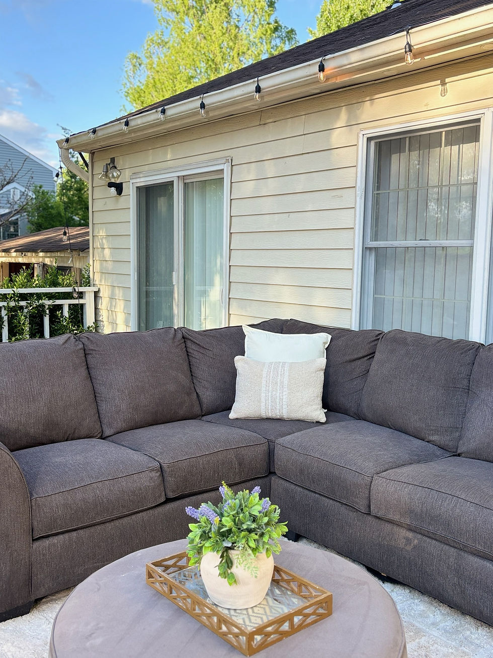 Thumbnail: Ashley Sectional Couch – Large – Clean 