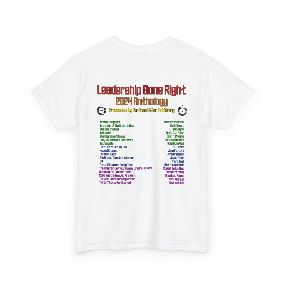Thumbnail: Unisex Tee - Leadership Gone Right Anthology Tour Shirt with Striking Cover Art